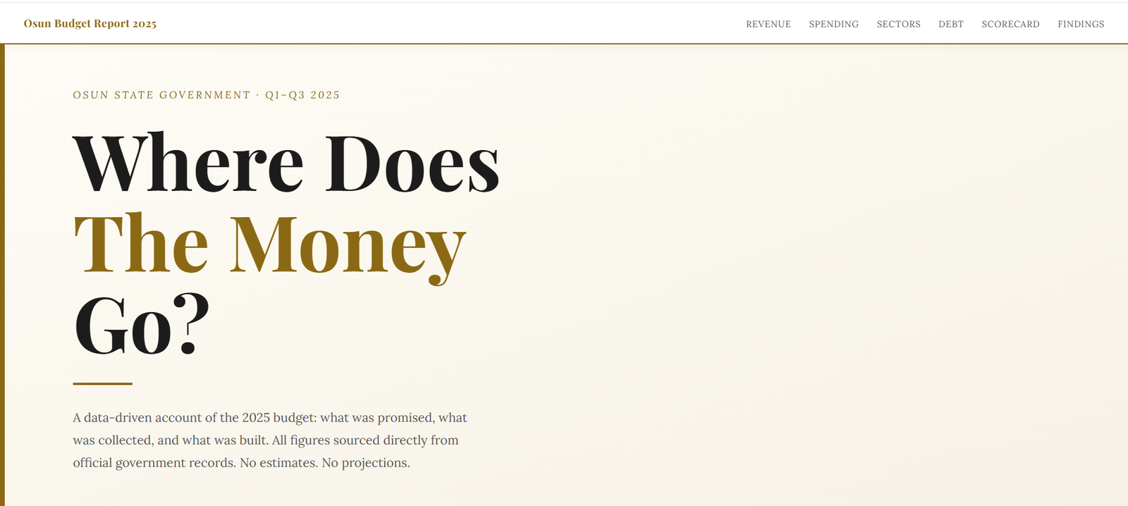 Osun State Budget 2025, Where Does the Money Go?